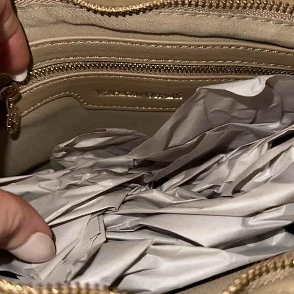 ‼️SALE‼️ NWT VALENTINO ORLANDI Crossbody in Taupe V-2005 - Picture 5 of 8